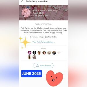 JUNE 15th 2025,  MAKEUP SUNDAY I'm excited to be hosting another party !!  ⚜ ✨️